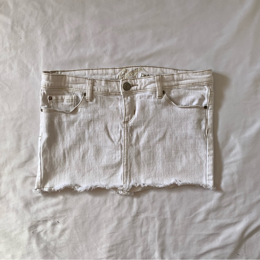 Garage Denim Mini Skirt